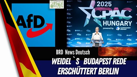 „Weidels Budapest-Rede erschüttert Berlin – AfD schießt in Umfragen nach oben!“