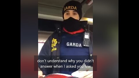 Footage goes viral of a bus passenger clashing with Garda