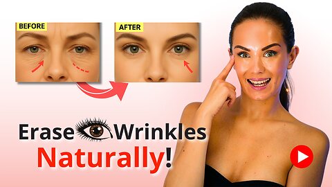 Erase Under Eye Wrinkles in 5 Minutes a Day – Natural Face Yoga That Works!