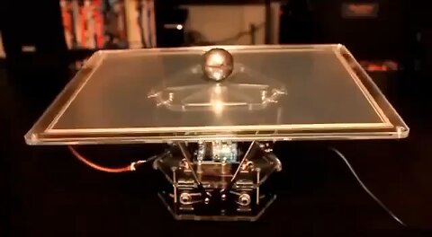Metal ball on platform with PID controller