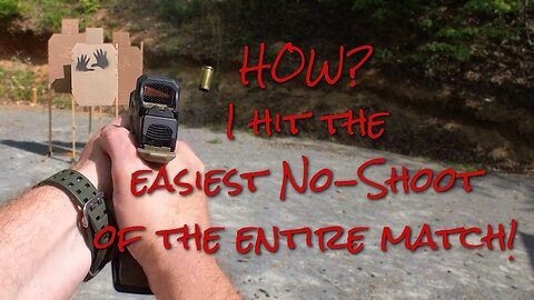 How did I hit the easiest no-shoot of the entire match?