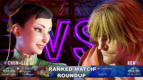 Kuya Kalbo SF6 Ranked Match Roundup. Chun Li Master Rank [Hori Fight Stick]