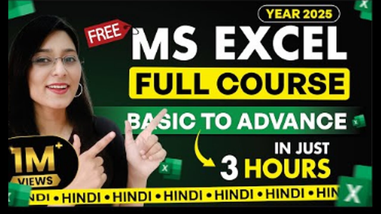 MS Excel Full Course From Basic to Advance