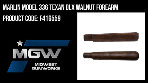 Marlin Model 336 Texan DLX Walnut Forearm - F416559