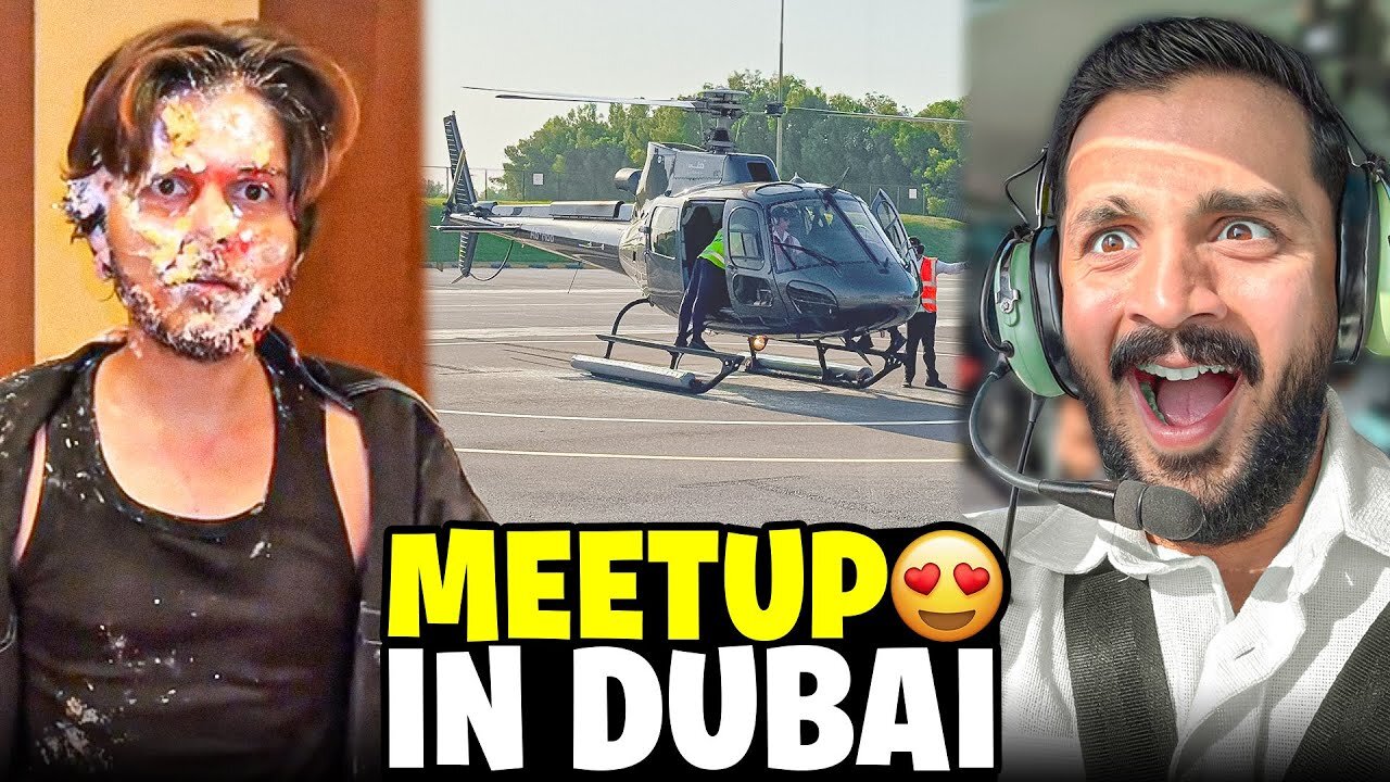 Booked a helicopter for 2M celebration😍Meetup in Dubai match gone wrong😒
