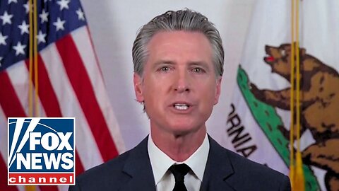 Gov_ Gavin Newsom addresses Trump _ with MAJOR tech difficulties