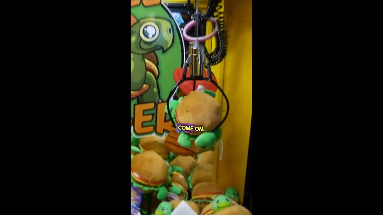 Crazy Claw Machine WIN! 🐢
