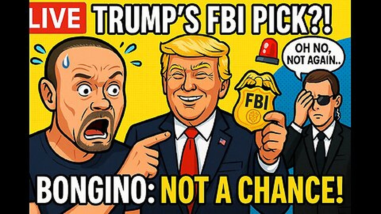 "LIVE: Bongino’s Explosive Warning Resurfaces as Trump Picks Him for FBI"