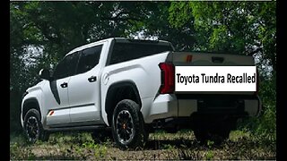 Toyota Tundra recalled