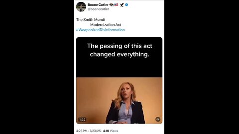 The Smith Mundt Act