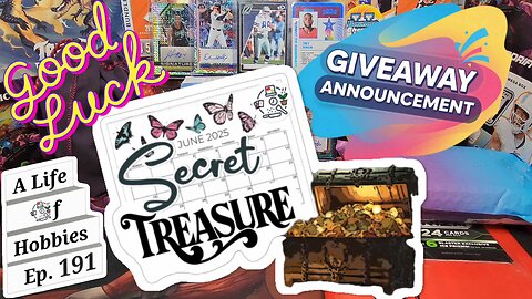 June Secret Treasure Giveaway Announcement