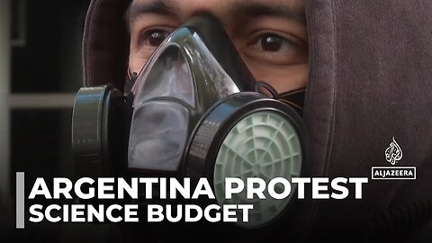 Scientists protest in Argentina over historic cuts to research funding