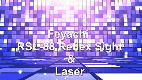 Feyachi RSL-88 Reflex Sight with Integrated Green Laser Sight