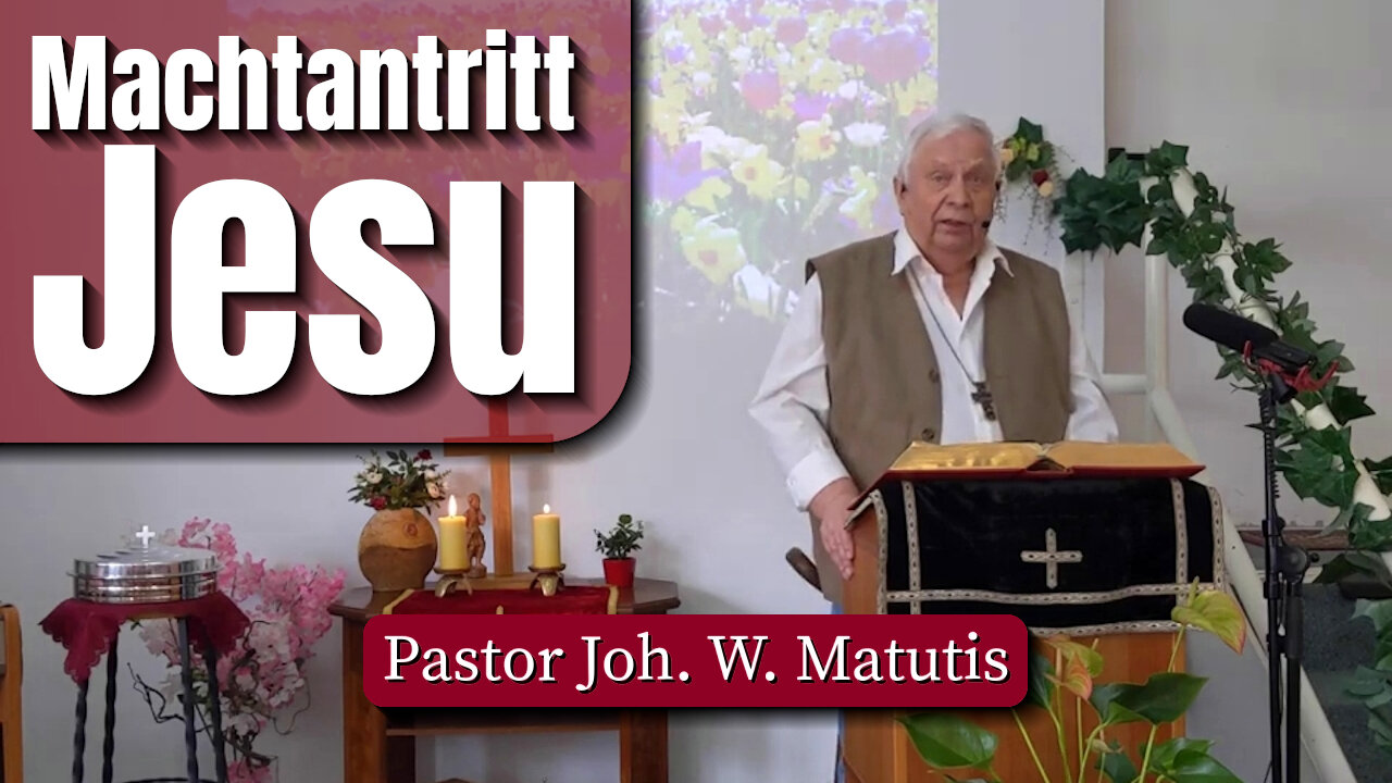 Machtantritt Jesu