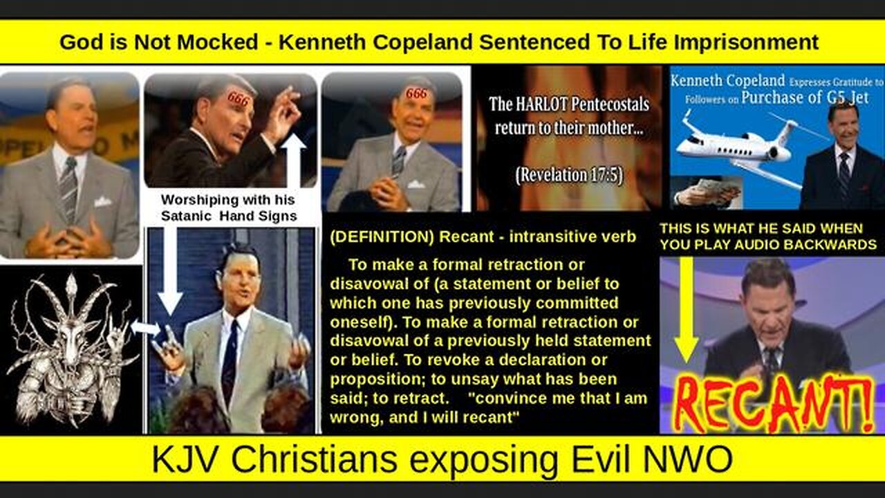 Kenneth Copeland Sentenced To Life Imprisonment, Goodbye Forever