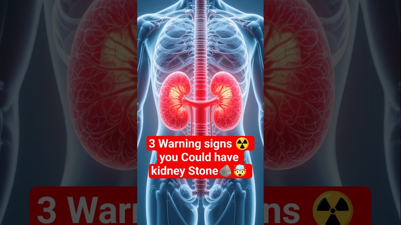 3 Warning Signs You Might Have Kidney Stones 😱🪨 | Don’t Ignore These Symptoms! #Shorts #Health