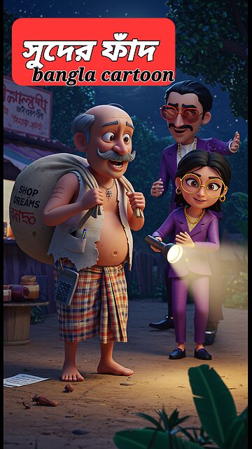 Business Trapped in Interest! | Bengali Funny Animation Short Film | টাকা নিয়ে ধরা part 2