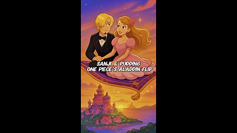 Sanji & Pudding One Piece’s Aladdin Flip #onepiece #strawhats #eloypiece #disney