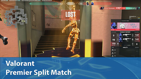 Premier Split Match | Competitive 1W-0L | Premier 0W-1L | Valorant