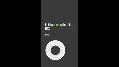 El Islam NO Quiere la Paz