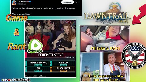 Game & Rant #77 | Body Cam ICE Shooting Footage Divides on Accountability, LGBTQ+ GDQ Takeover