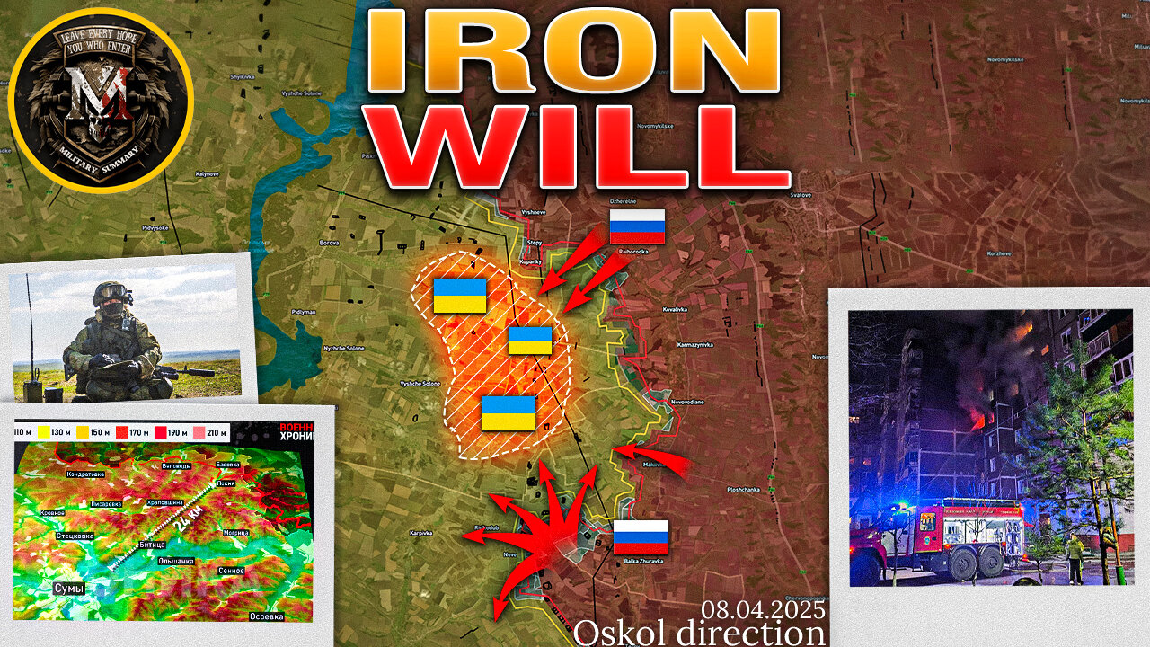 Trump Drops Zelenskyy🏛️ Lyman Blooms🌻 Russian Forces Push South of Kostiantynivka⚡️MS For 2025.04.15