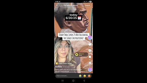 📰Diddy🎤-trial|Juror #25❓️|Intuitive confirmation⁉️✅️|voting not guilty? 🤔