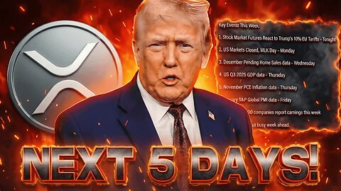 XRP Holders The Market Just SOLD OFF | Buckle Up For The NEXT 5 Days