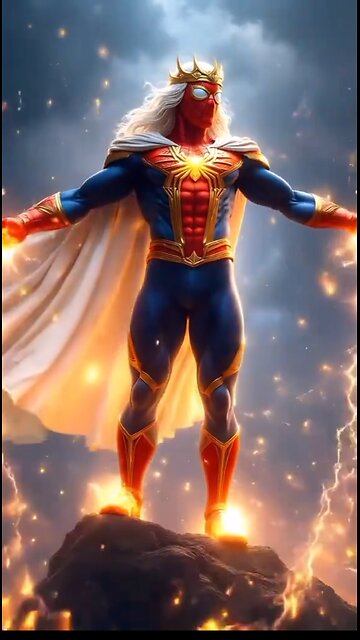 "Ultimate Hybrid Superhero! 🦸‍♂️🔥 Unbelievable Power!"