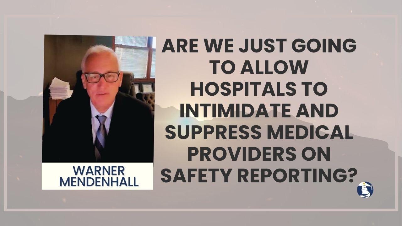 Are we just going to allow hospitals to intimidate & suppress medical providers on safety reporting?