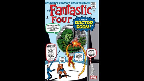 Fantastic Four #5 1961 Facsimile Foil 1st Doctor Doom!