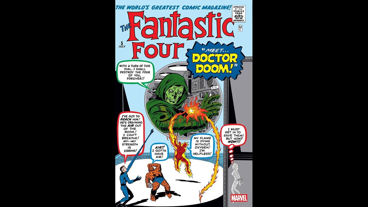 Fantastic Four #5 1961 Facsimile Foil 1st Doctor Doom!