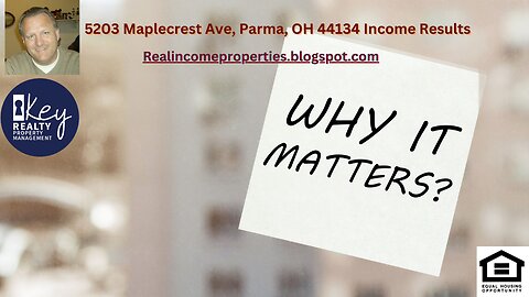 Why it Matters on Income Real Estate..