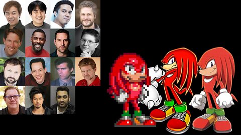 Video Game Voice Comparison- Knuckles the Echidna (Sonic)