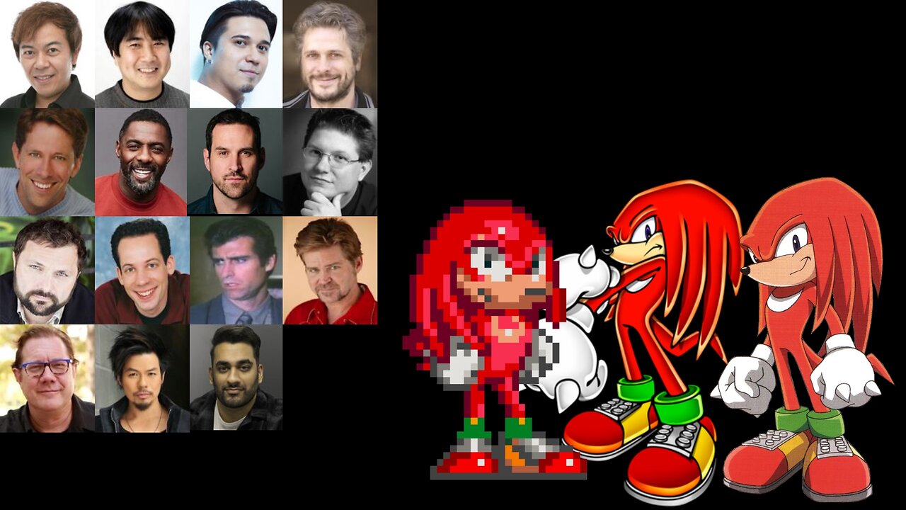Video Game Voice Comparison- Knuckles the Echidna (Sonic)