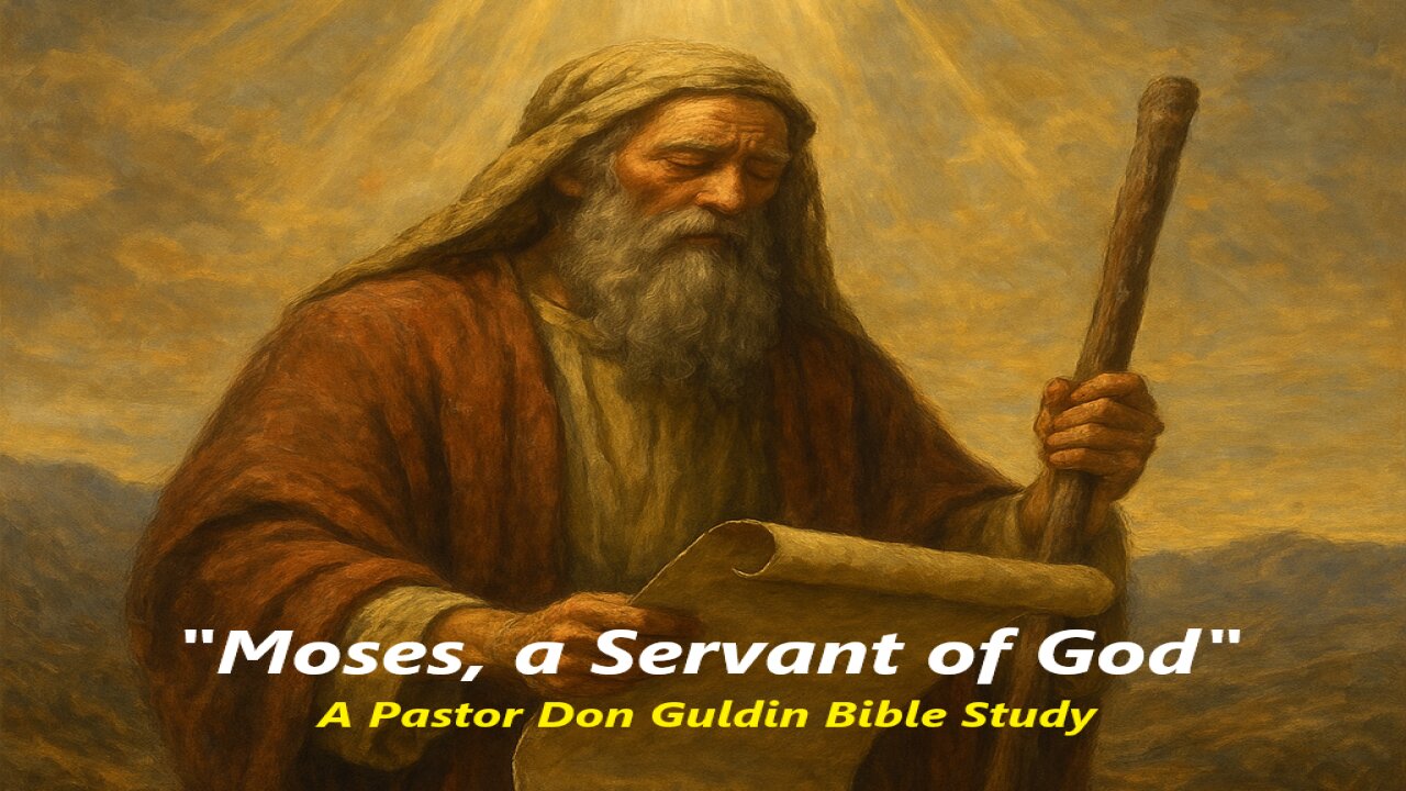 "Moses, a Servant of God" - Pastor Don Guldin