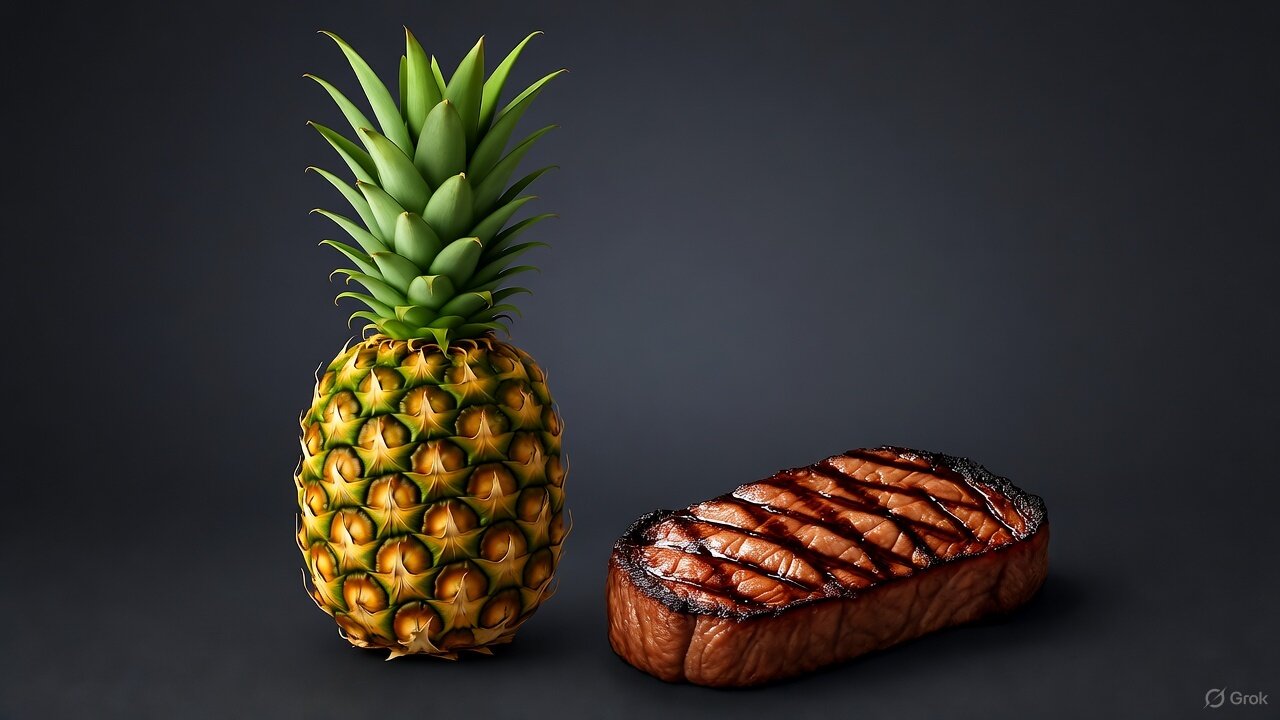 Pineapple Steak Experiment - from WTF LIVE 120