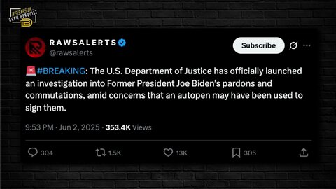 DOJ Probing Biden’s Autopen Pardons, But Will Anyone Be Held Accountable? | Drew Berquist