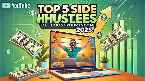 Top 5 Side Hustles to Boost Your Income in 2025 | Earn More, Save More