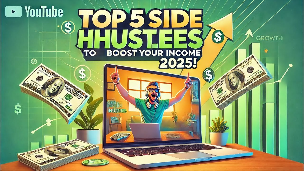 Top 5 Side Hustles to Boost Your Income in 2025 | Earn More, Save More