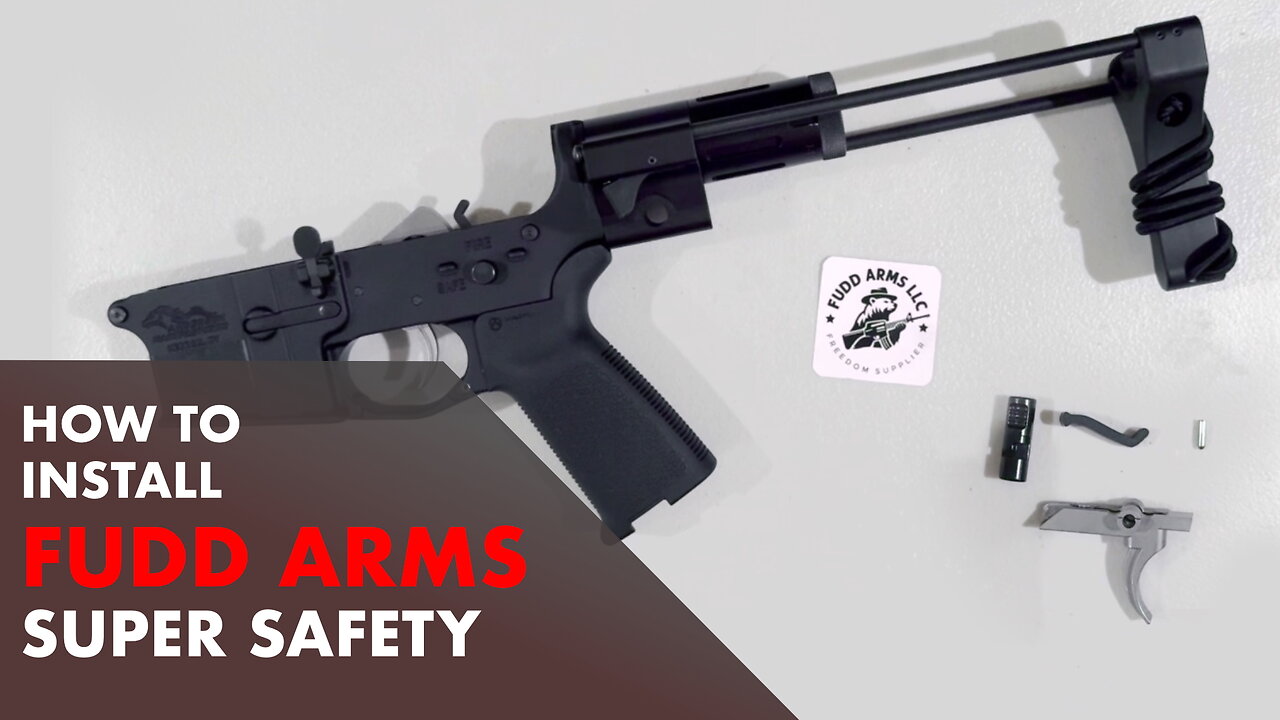 How to install Super Safety in AR-15 Lower - Fudd Arms Super Safety.