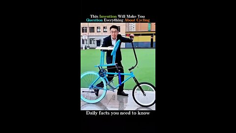 This Invention Will Make You Question Everything About Cycling #video #viral #funny #entertainment