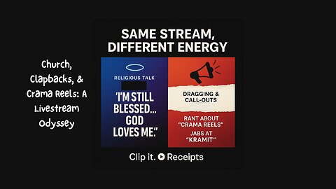 Church, Clapbacks, & Crama Reels: A Livestream Odyssey