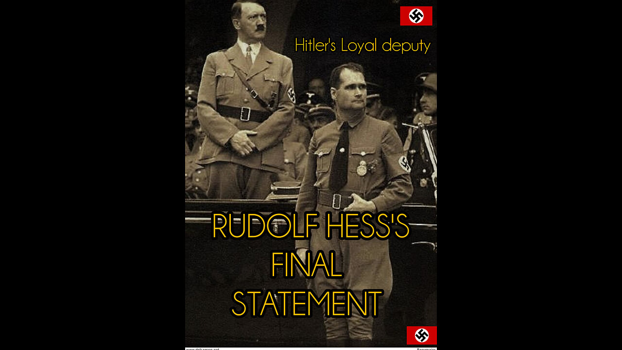Rudolf Hess's Final statement