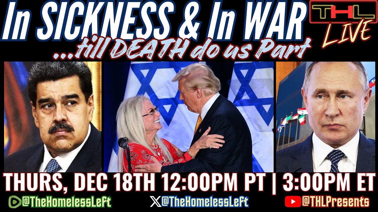 Trump's Act of War on Venezuela, Miriam Adelson 'Four More Years' of Isra-Hell, Putin Exposes EU Lies, Susie Wiles Shocking Interview Distraction, What Happened to Candace? Brown U Shooting Coverup | THL Ep 156 FULL