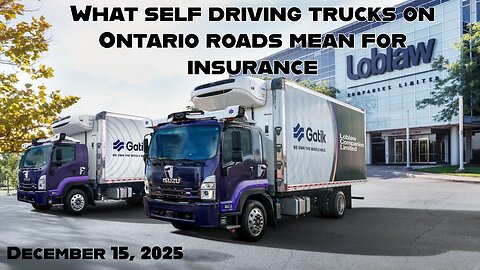 Ep 29 - Auto theft for last 10 years - Self driving trucks on Ontario road - Alberta reforms issues