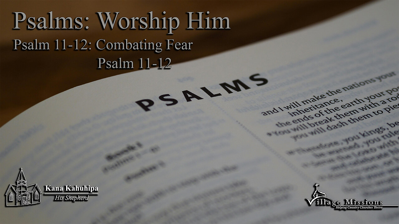 09.14.25 - Psalm 11-12: Combating Fear - Psalm 11-12