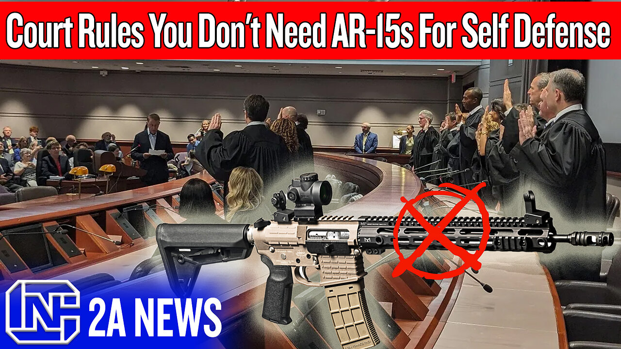 Court Rules You Don't Need AR-15s For Self Defense, Mayor's Message If You Love Kids Ban AR-15s
