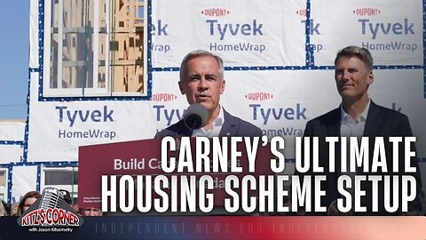 Mark Carney Caught Using A Fake Set For Housing Announcement