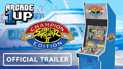 Arcade1up Street Fighter Big Blue Arcade Cabinet - Official Trailer _ Summer of Gaming 2021